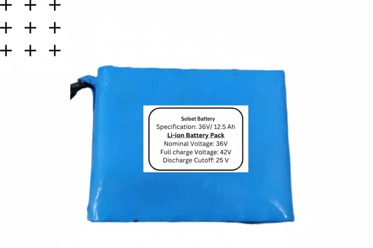 36V 12.5Ah Li-ion Battery Pack
