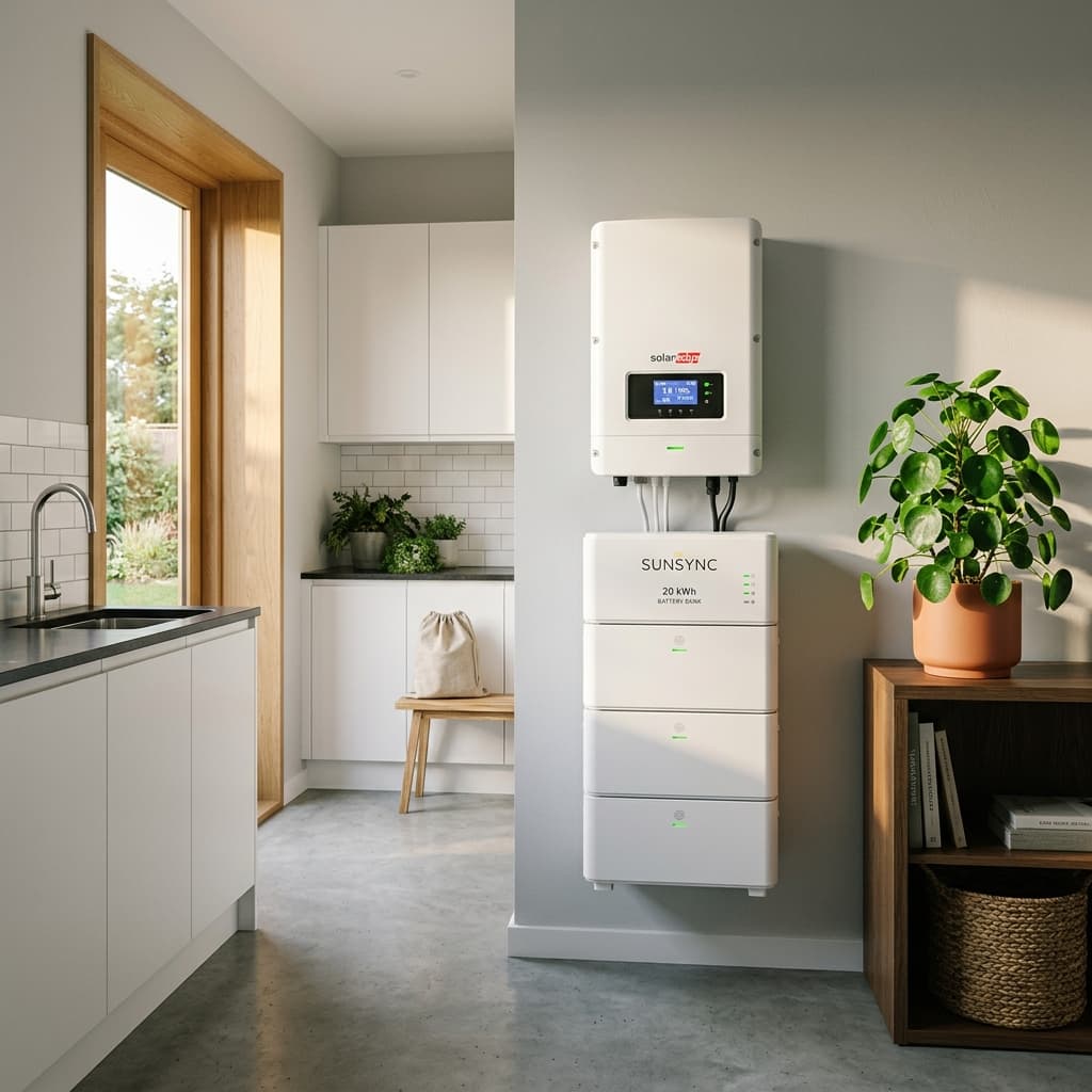 Solset portable power station installed for home backup