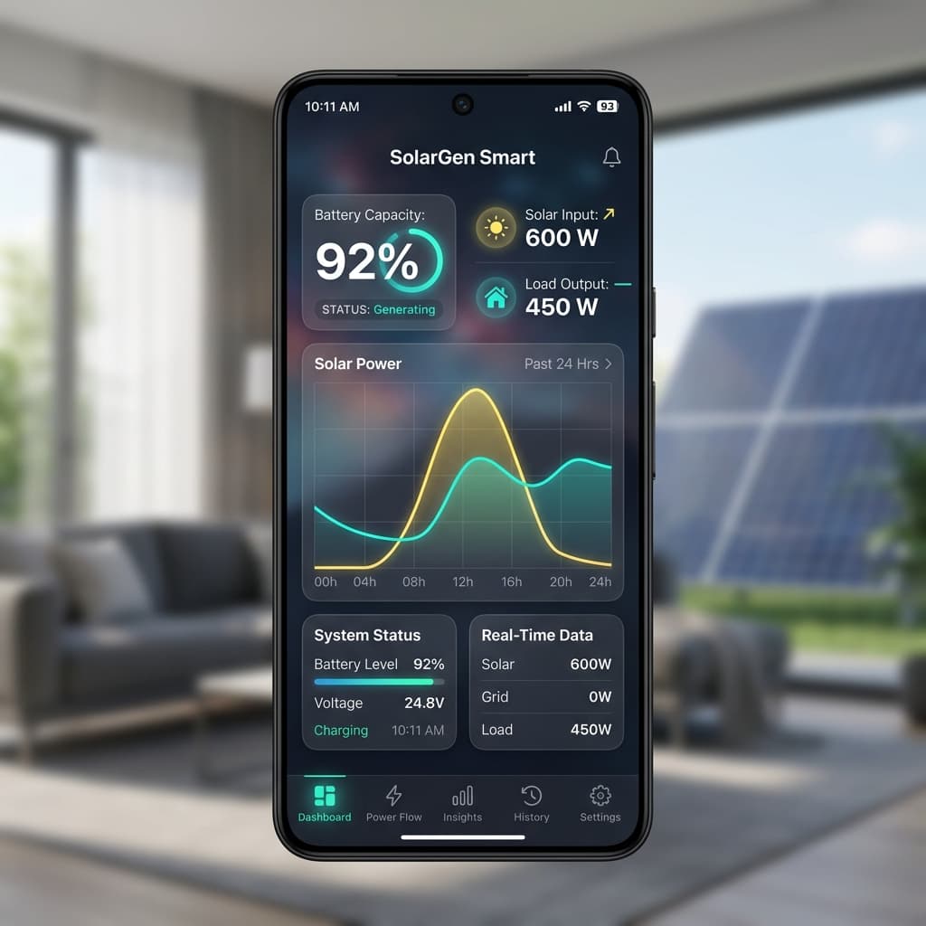 Solset App UI Dashboard