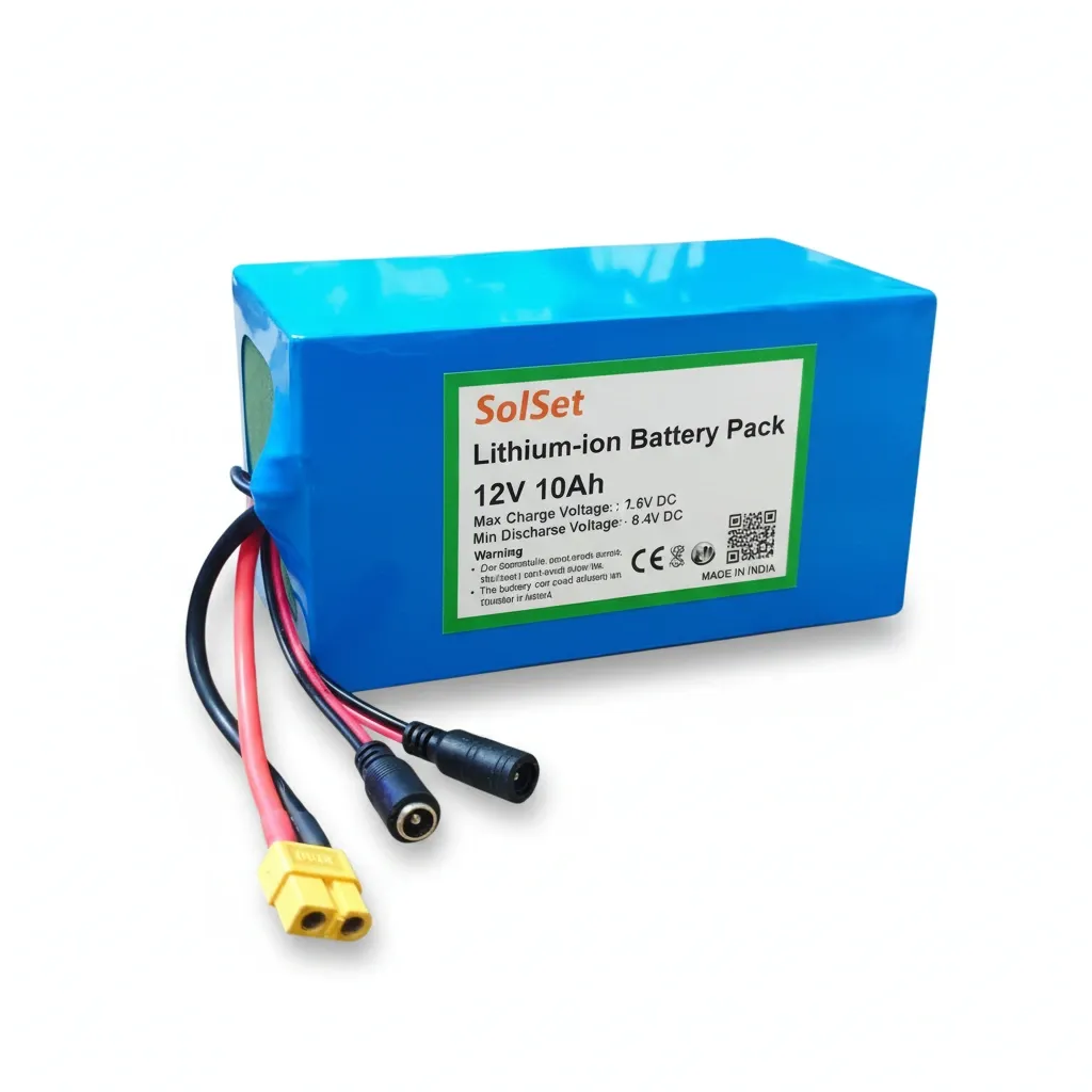 12V 10Ah Lithium Battery Pack – High Performance Rechargeable Battery