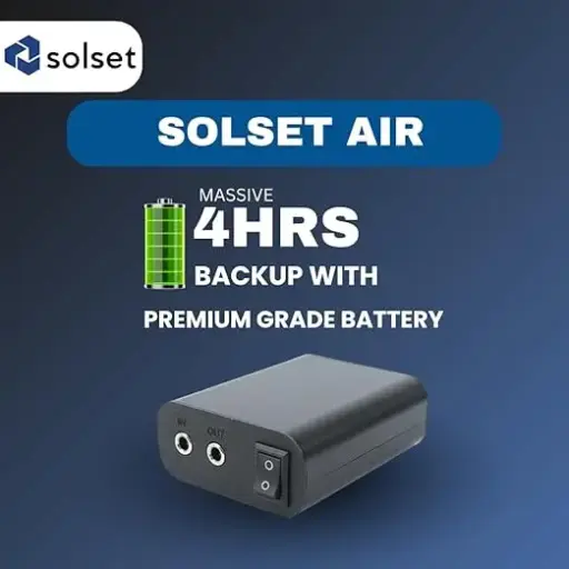 Solset Air | Mini UPS for WiFi Router